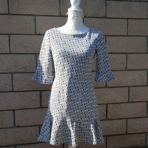 Betsey Johnson black and white dress